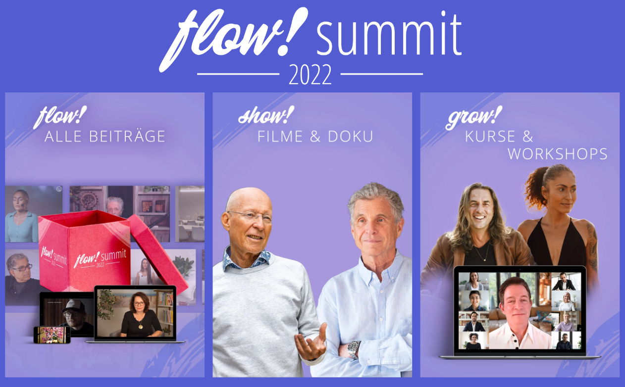 Flow Summit 2022 Der spirituelle Onlinekongress Spiritfinder.de